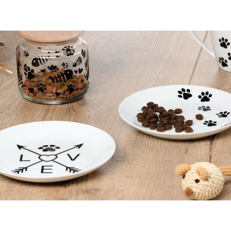 Ritzenhoff & Breker kattenvoerbakset MIKA PAW, porselein, 2-delig